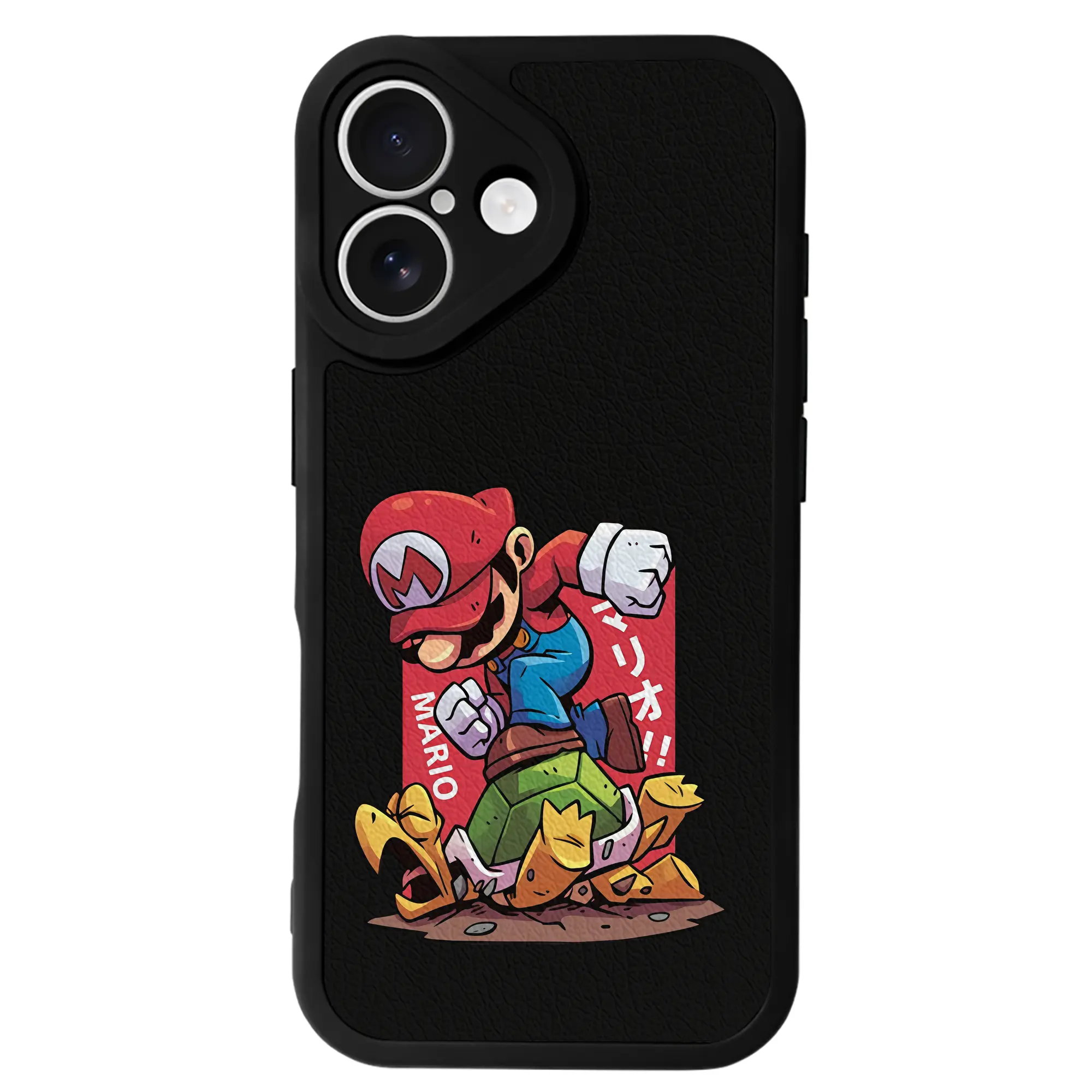 マリオ グッズ マリオ - IPhone 16シリーズ対応 ・ シリコンスマホケース ・ レザー調 ・ 高精度フィット ・ 耐衝撃 ・ ワイヤレス充電対応 ・ 精密カット